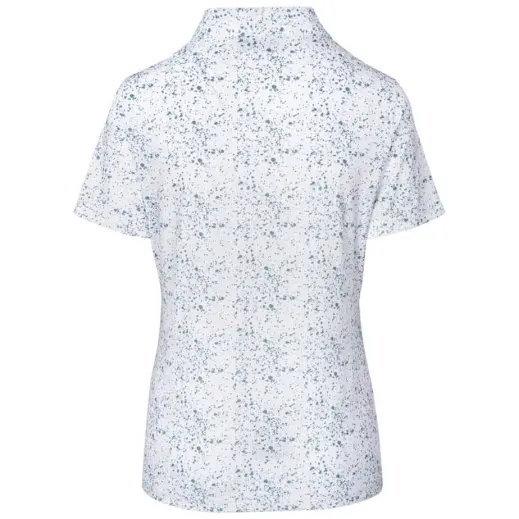 Ladies Flexxion Golf Shirt White Back